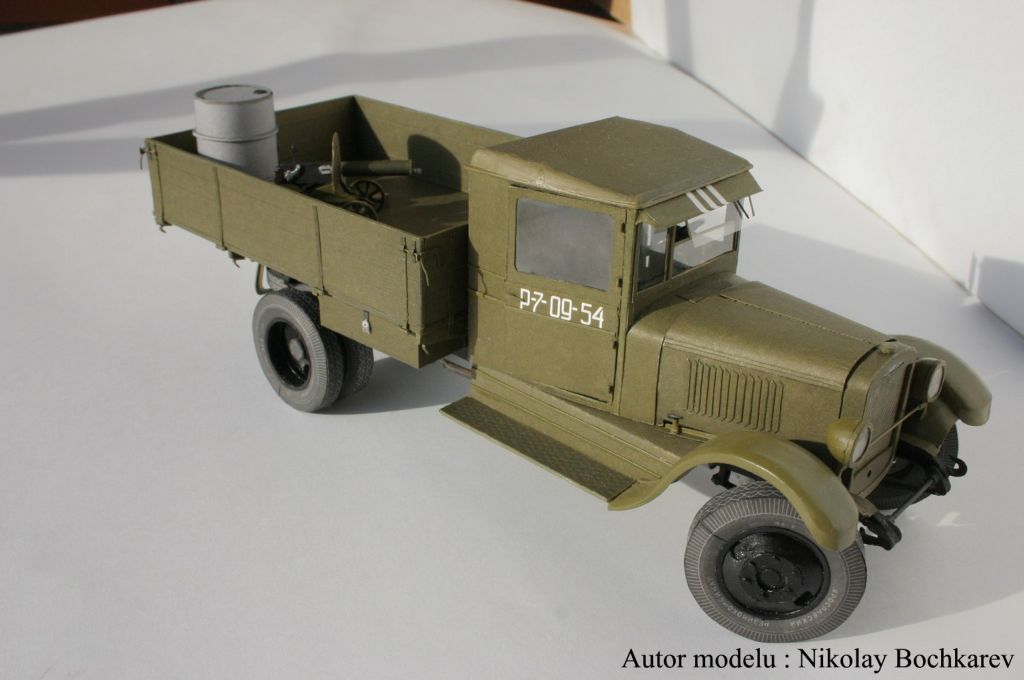 Модели советских машин из бумаги развертки для склеивания