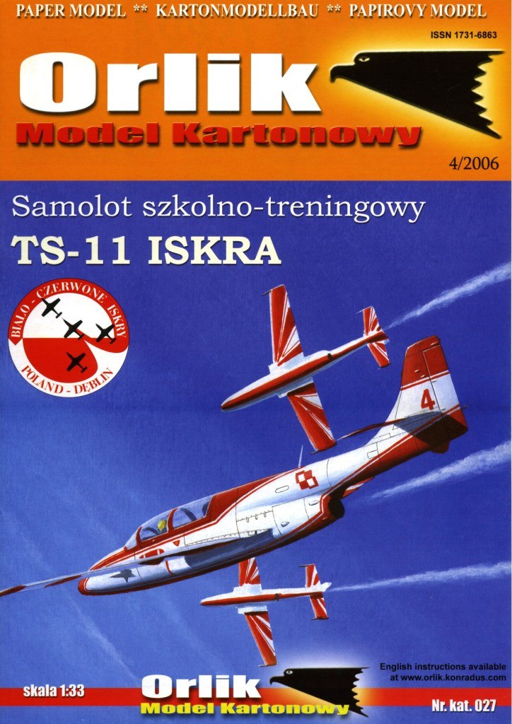 Orlik - 027 - Многоцелевой самолет PZL TS-11 Iskra