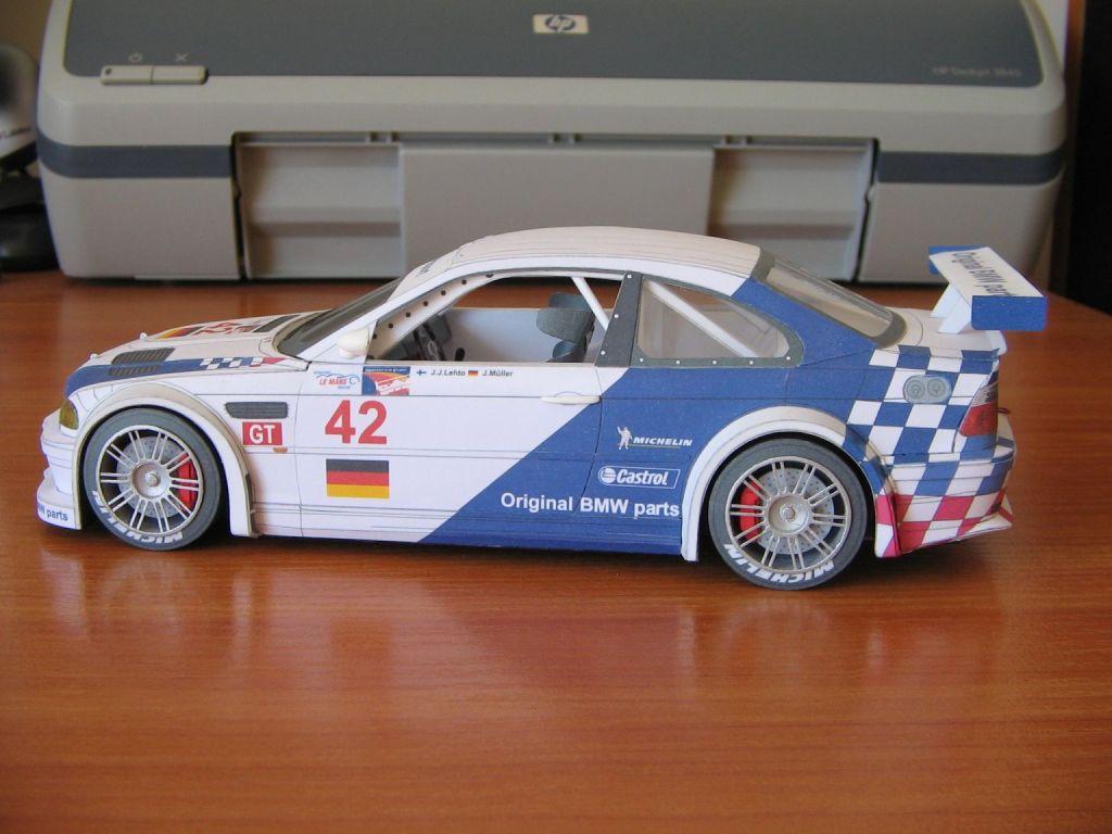 Журнал W.M.C. Models - 03/2010 (5) - Автомобиль BMW M3 GTR :: Бумажные  модели бесплатно, без регистрации и смс