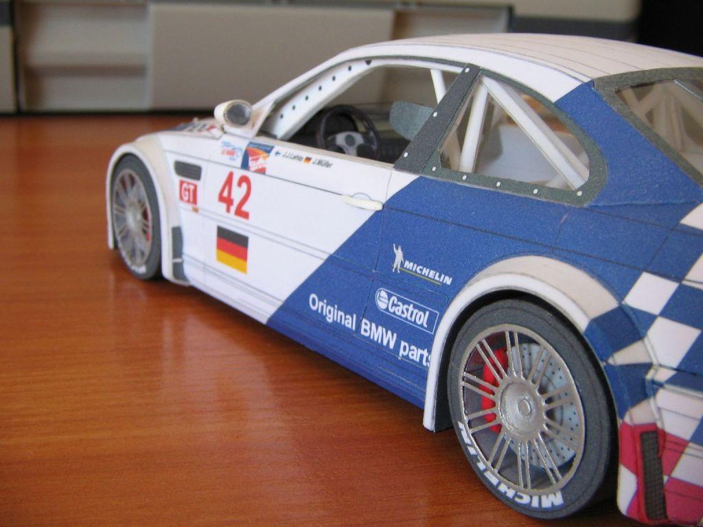 Журнал W.M.C. Models - 03/2010 (5) - Автомобиль BMW M3 GTR :: Бумажные  модели бесплатно, без регистрации и смс