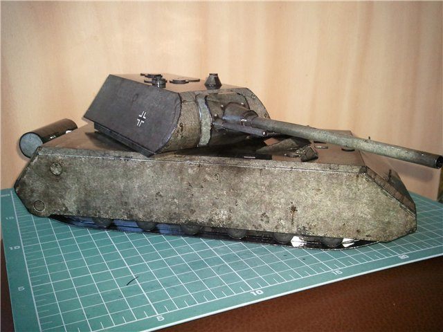 Сборная бумажная модель Pzkpfw VIII Maus [WitModel]