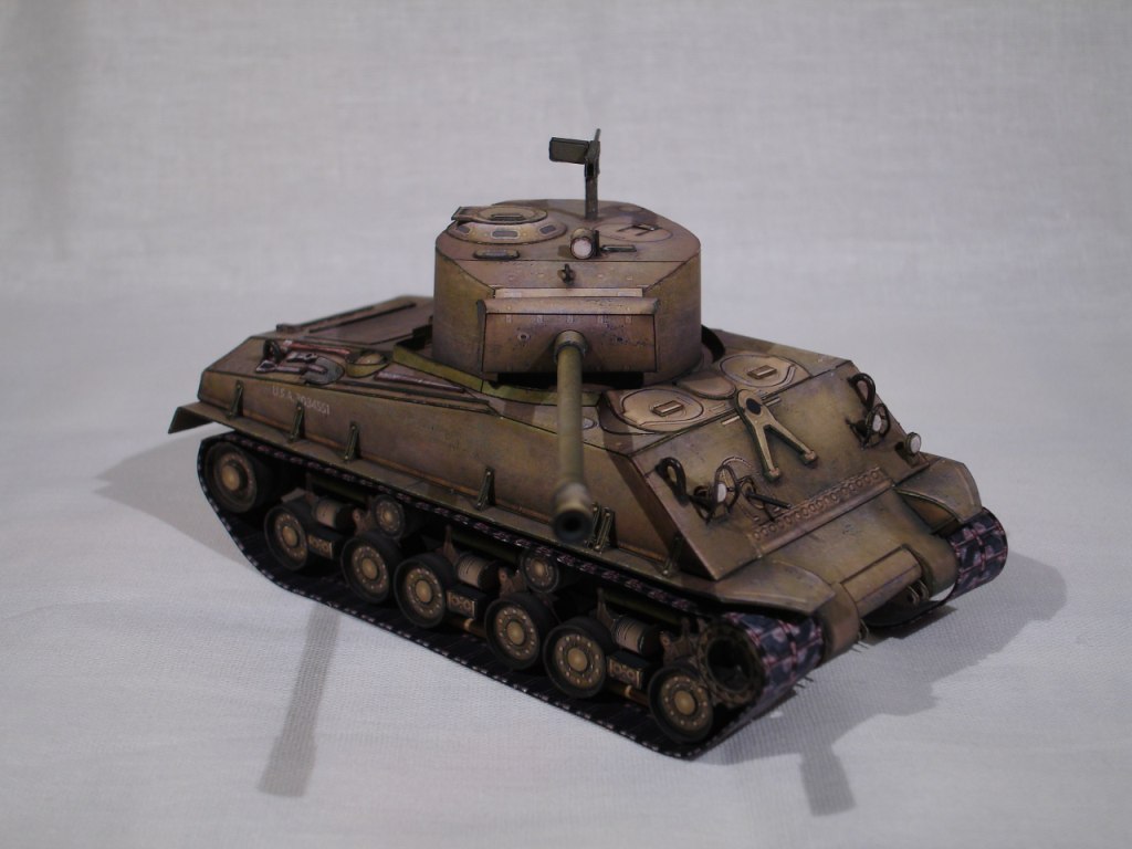 Журнал Макет танка - 026 - Танк М4А3Е8 Sherman