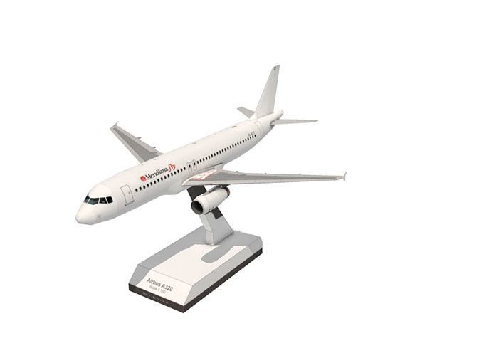 Авиалайнер Airbus A320 Meridiana Fly