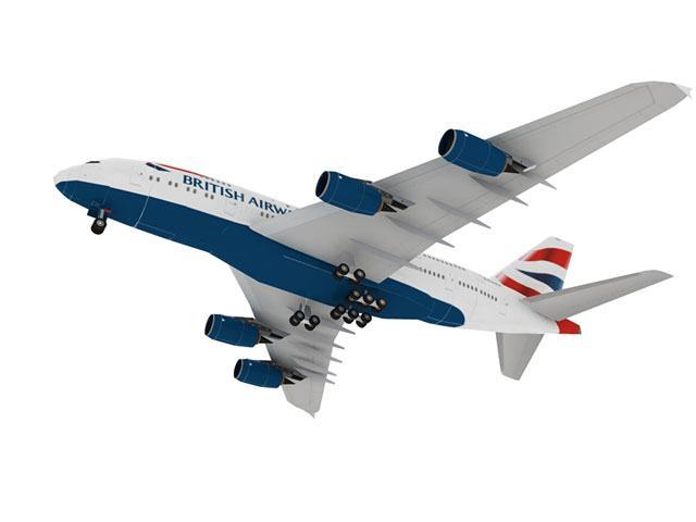 Сборная бумажная модель Boeing 747-400 (перекрас Model cardboard)