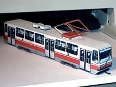 Бумажные модели трамваев | Бесплатные схемы скачать и собрать!