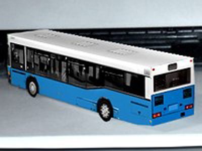 Бумажная модель Автобус МАЗ-104