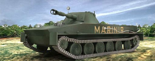 Плавающий танк ПТ-76