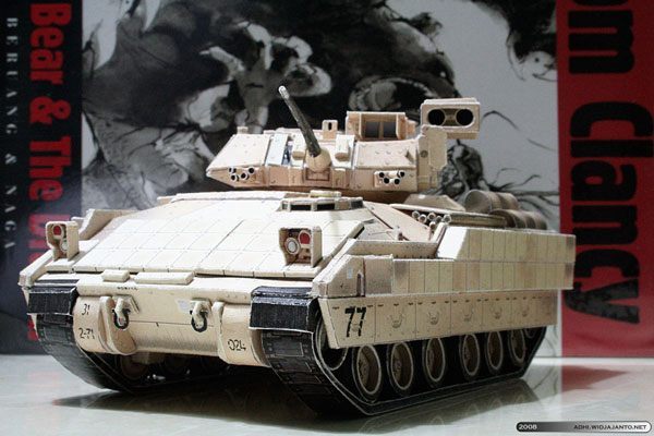 Бумажная модель Боевая машина пехоты M2 Брэдли