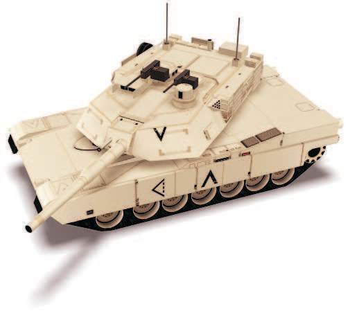 Танк Абрамс M1A2, пустынный камуфляж