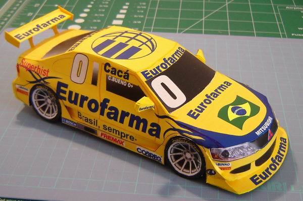 Автомобиль Mitsubishi Lancer 2007 (Stock Car Brasil)