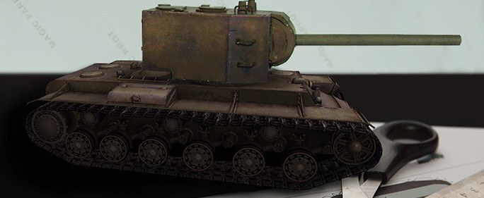Модель сборная Звезда Советский танк КВ 2