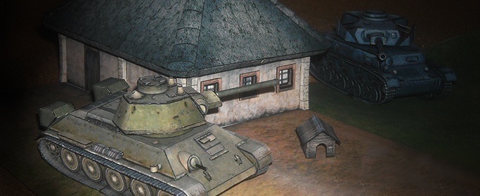 Танк Т-34 и диорама Прохоровка