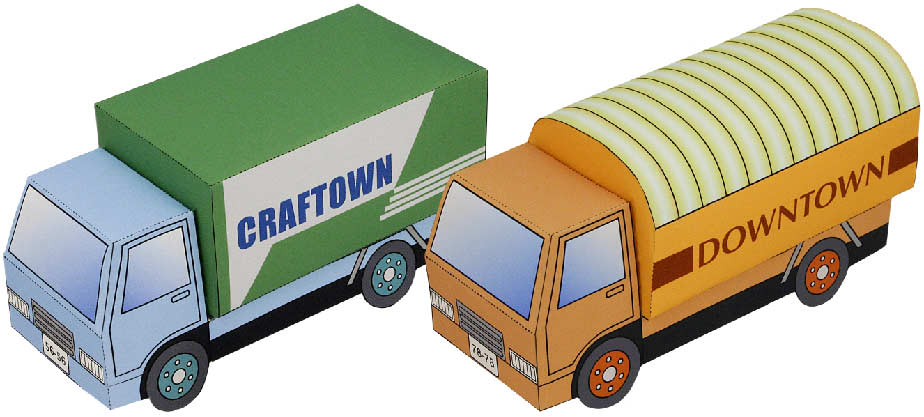 Технология грузовик. Картонный грузовик. Бумажный машины грузовые. Фургон из картона. Грузовик из картона.