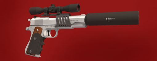 Пистолет ATM Silverballer / M1911 (Hitman)