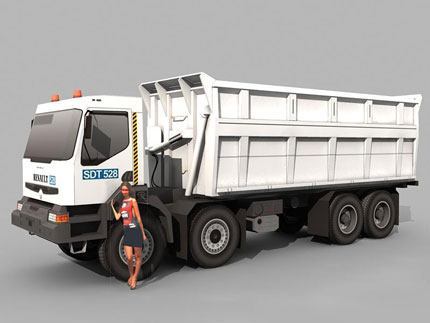 Самосвал Renault Kerax 400 8x4