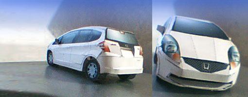Автомобиль Honda Fit / Jazz (белый)