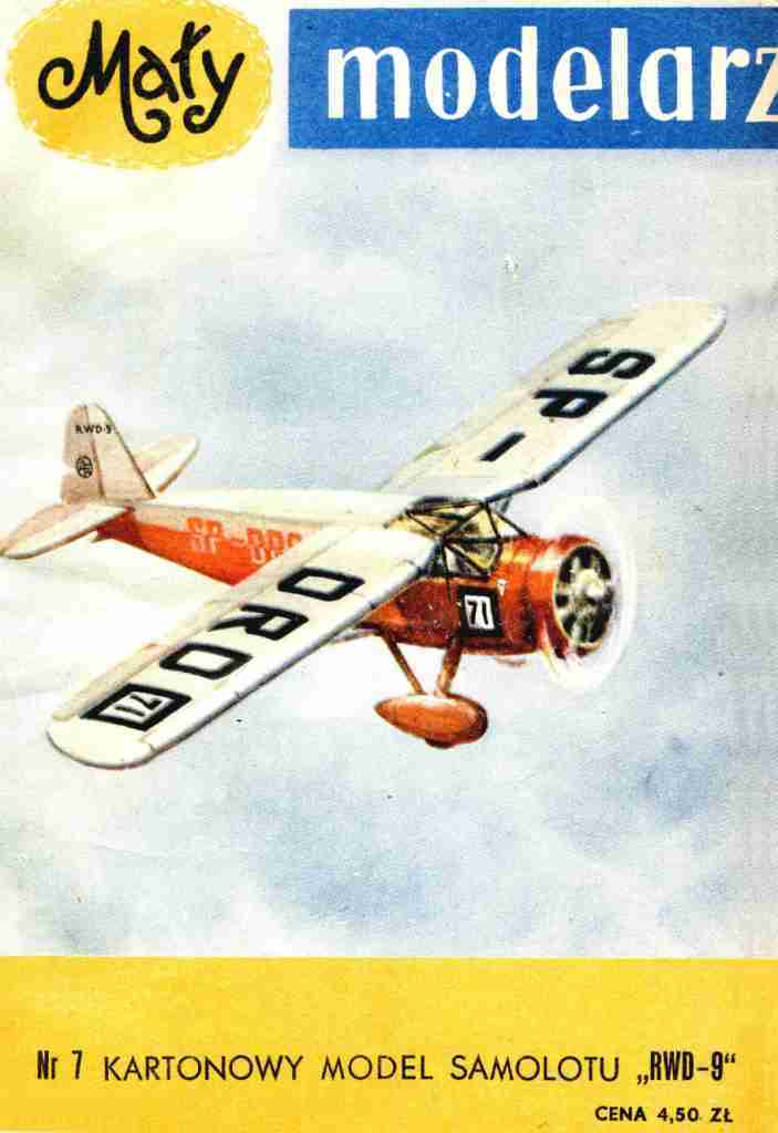 Maly Modelarz - 7/1958 - Самолет RWD-9