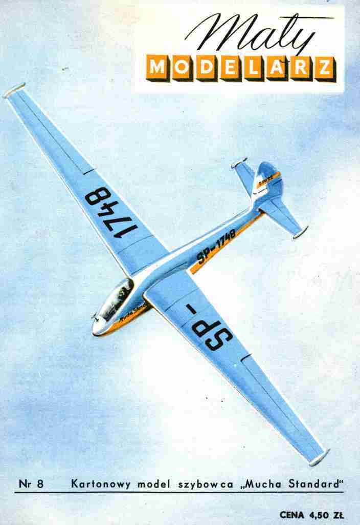 Maly Modelarz - 8/1958 - Планер SWD-22 Mucha Standard