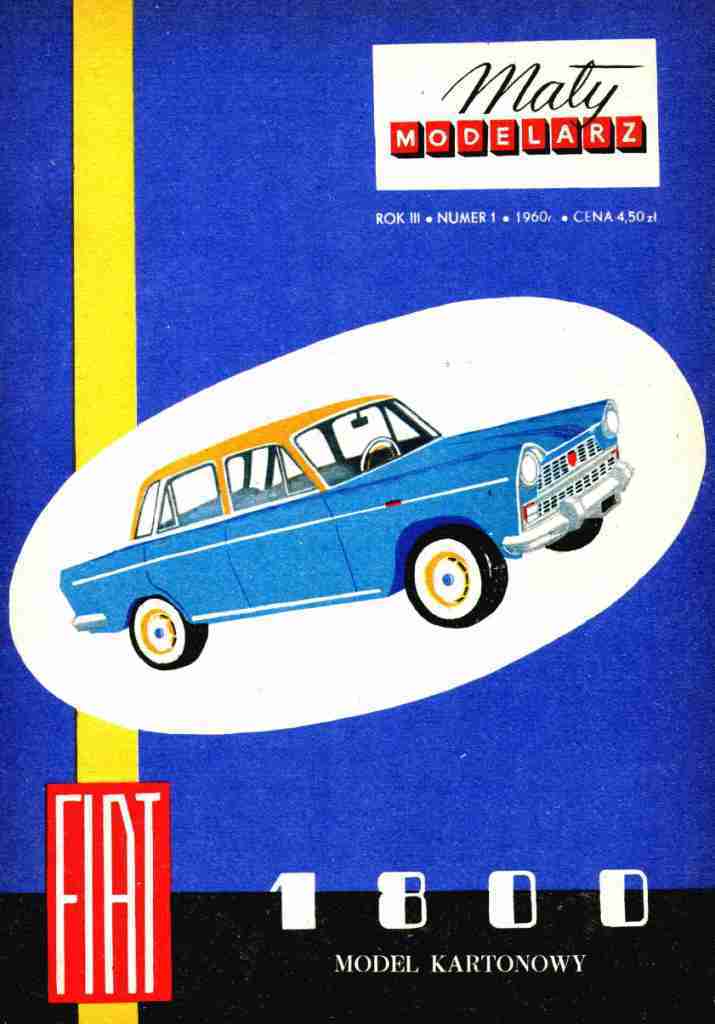 Maly Modelarz - 1/1960 - Автомобиль Fiat 1800