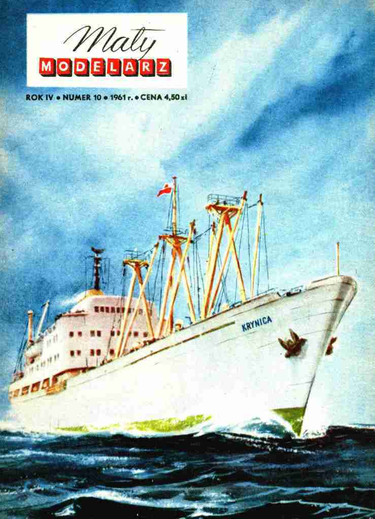 Maly Modelarz - 10/1961 - Сухогруз Крыница и буксир Титан