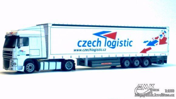 Грузовик DAF XF 105 SC с полуприцепом (Czech Logistic)