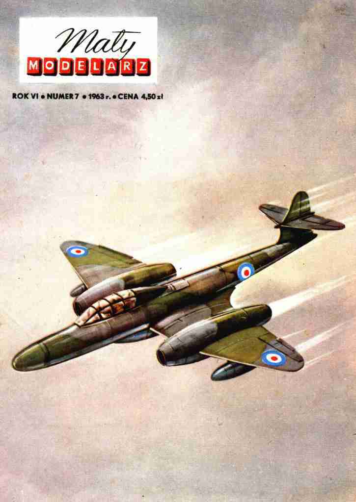 Maly Modelarz - 7/1963 - Истребитель Gloster Meteor