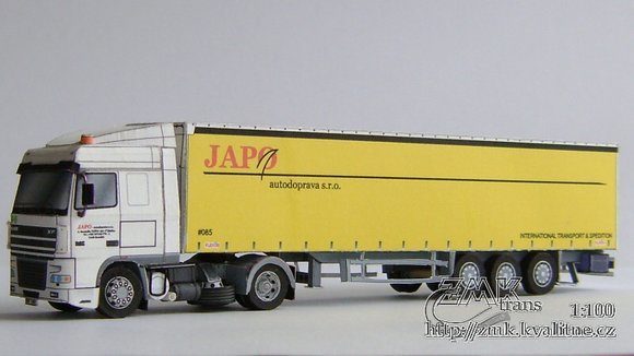 Грузовик DAF XF 95 с полуприцепом (JAPO)