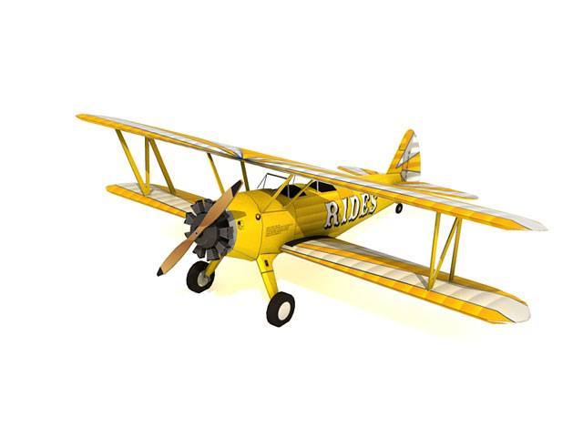 Самолет Boeing PT-17 Stearman N63495