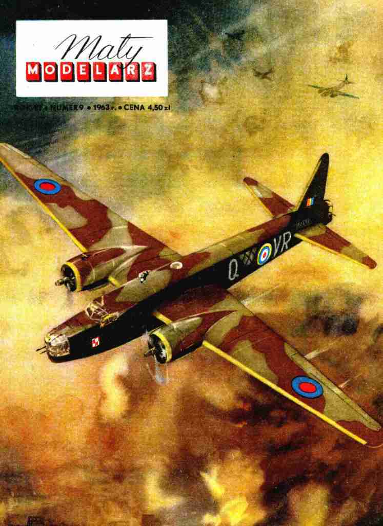 Maly Modelarz - 9/1963 - Бомбардировщик Vickers Wellington Mk III