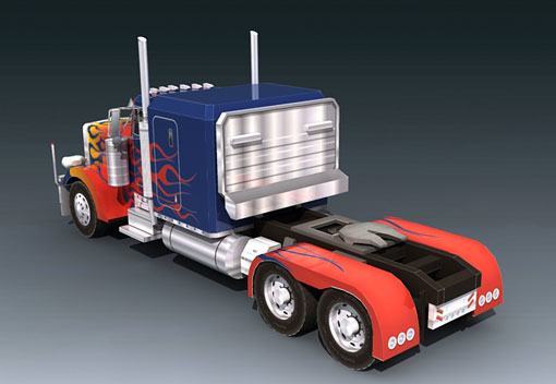 Бумажная модель Трансформер Оптимус Прайм Peterbilt 379 (Трансформеры)