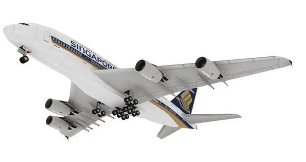 Авиалайнер Airbus A380 Singapore Airlines