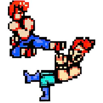 Сцена боя из Double Dragon II