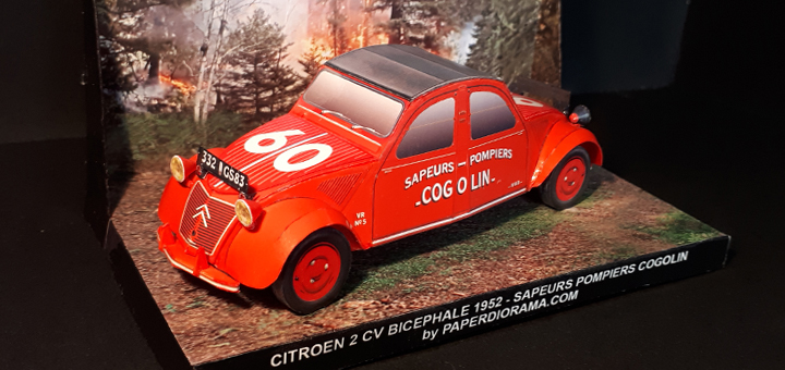 Citroën 2CV Bicephale пожарной службы департамента Вар