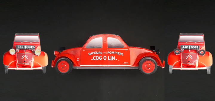 Citroën 2CV Bicephale пожарной службы департамента Вар