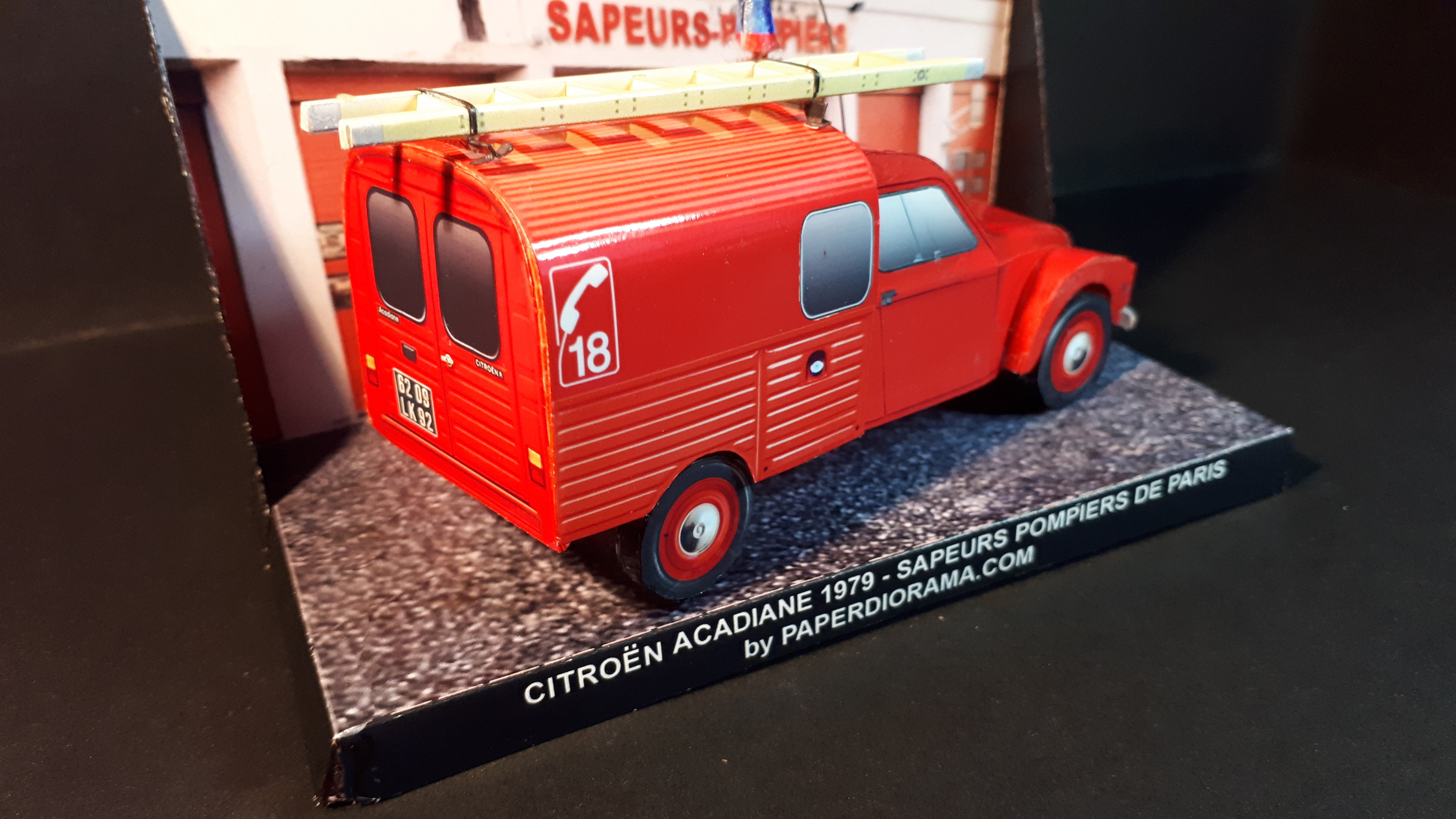 Пожарный фургон Citroën Acadiane