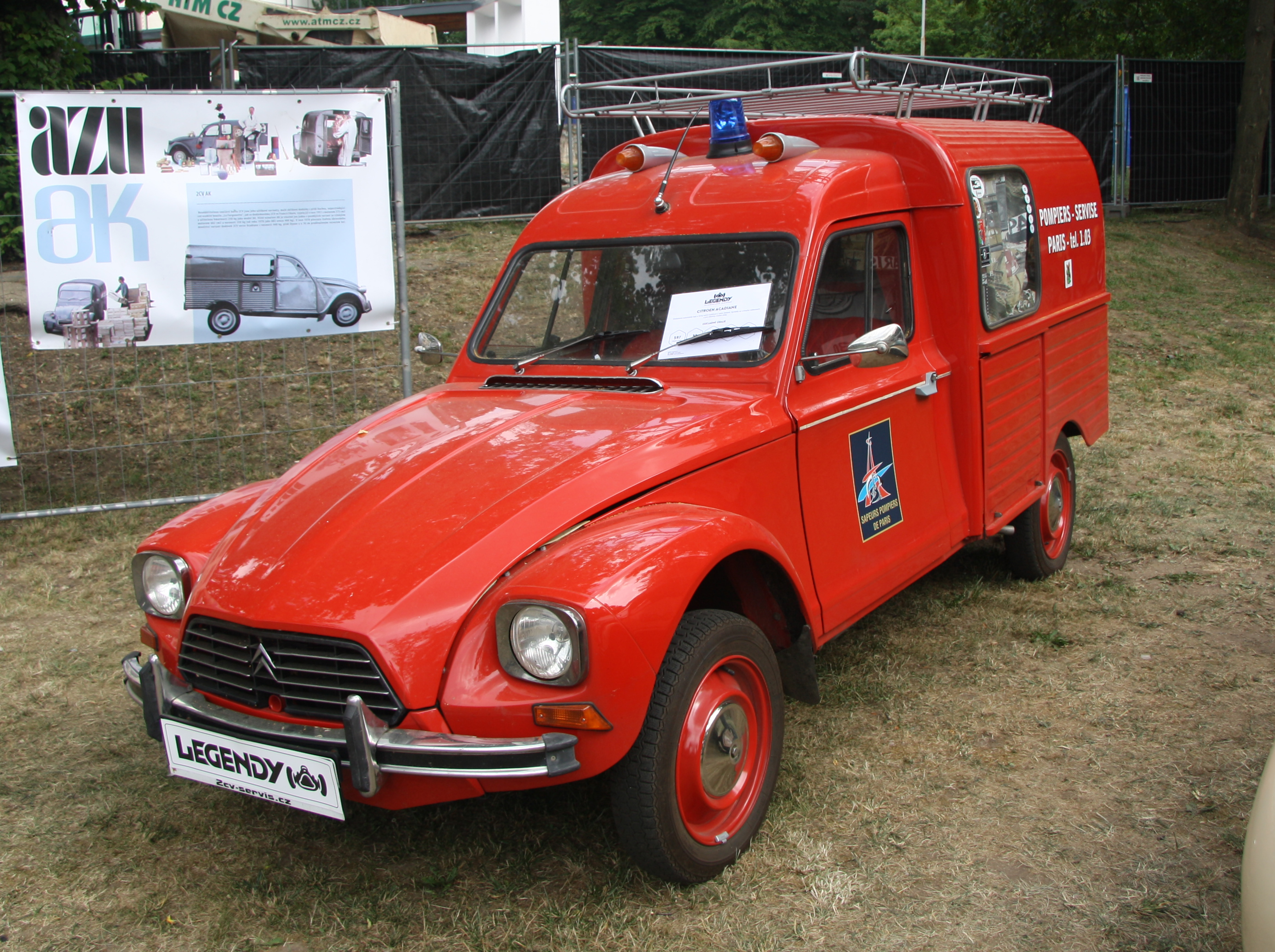 Пожарный фургон Citroën Acadiane