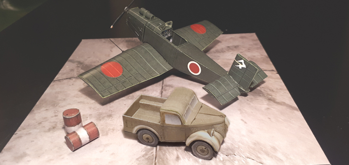 Бумажная модель Самолёт-камикадзе Kokusai/Tachikawa Ta-Go