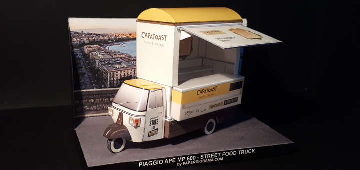 Грузовик Piaggio Ape MP Streetfood