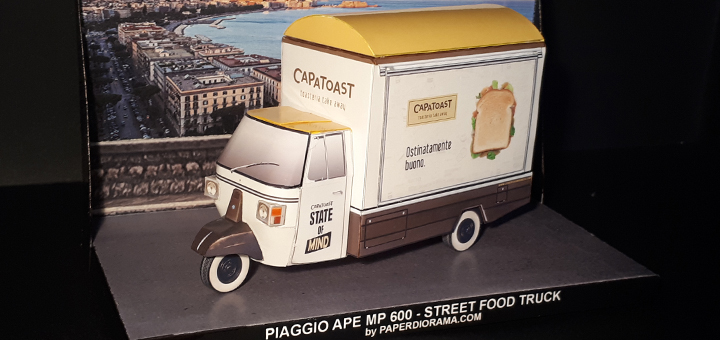Грузовик Piaggio Ape MP Streetfood