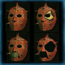 Бумажная модель Железная маска