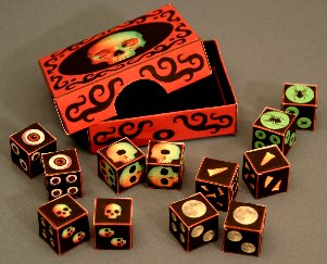 Бумажная модель Коллекция игральных костей