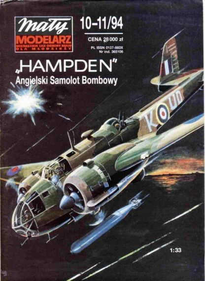 Maly Modelarz - 10-11/1994 - Бомбардировщик Handley Page Hampden