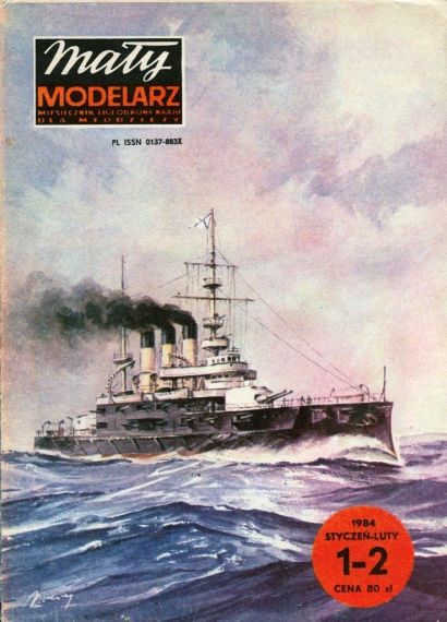Maly Modelarz - 1-2/1984 - Броненосец Князь Потемкин-Таврический