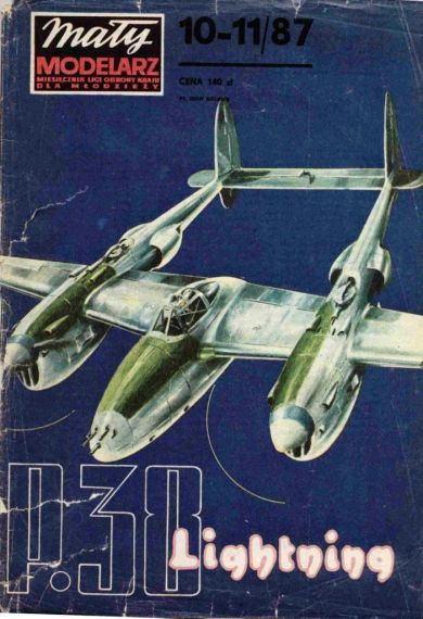 Maly Modelarz - 10-11/1987 - Истребитель Lockheed P-38 Lightning