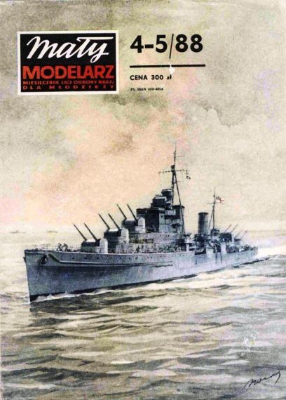 Maly Modelarz - 4-5/1988 - Крейсер HMS Dido