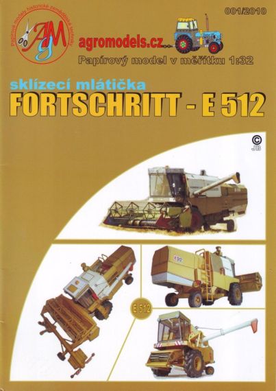Agromodels - 01 - Зерноуборочный комбайн Fortschritt E 512