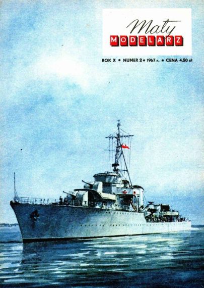 Maly Modelarz - 2/1967 - Эскадренный миноносец ORP Burza