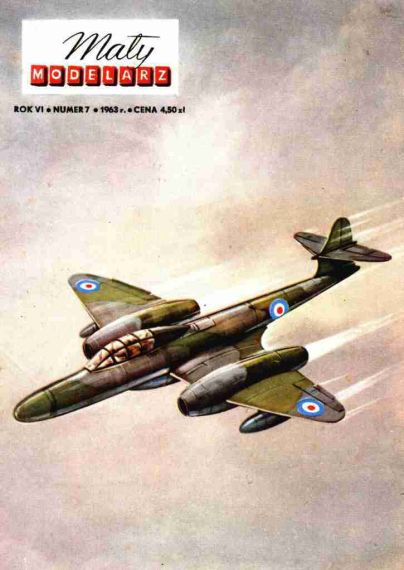 Maly Modelarz - 7/1963 - Истребитель Gloster Meteor