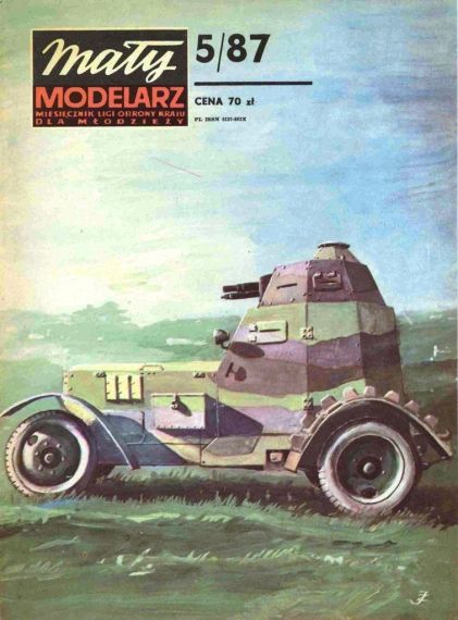 Maly Modelarz - 5/1987 - Бронеавтомобили Wz.28, Wz.29 и Wz.34