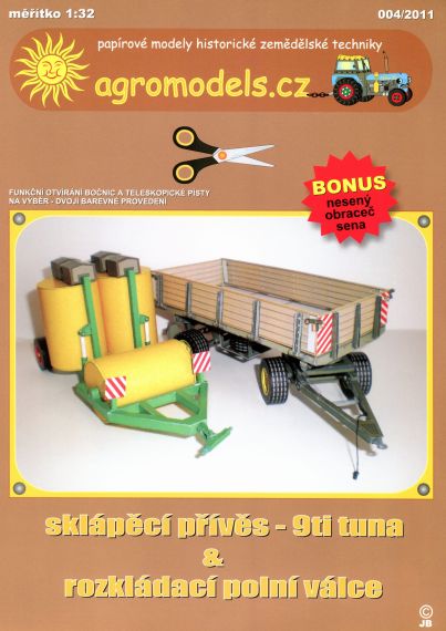 Agromodels - 04 - Прицеп тракторный самосвальный и складные полевые катки